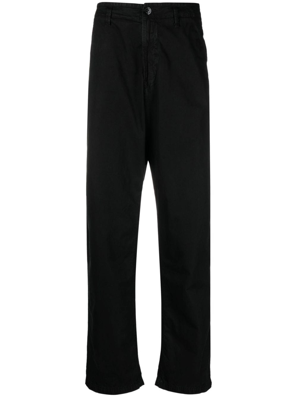 Stone Island Broek met Compass-logopatch - Zwart