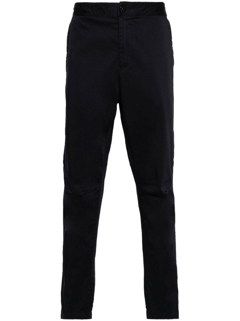 Stone Island Broek met toelopende pijpen en Compass-logopatch - Blauw