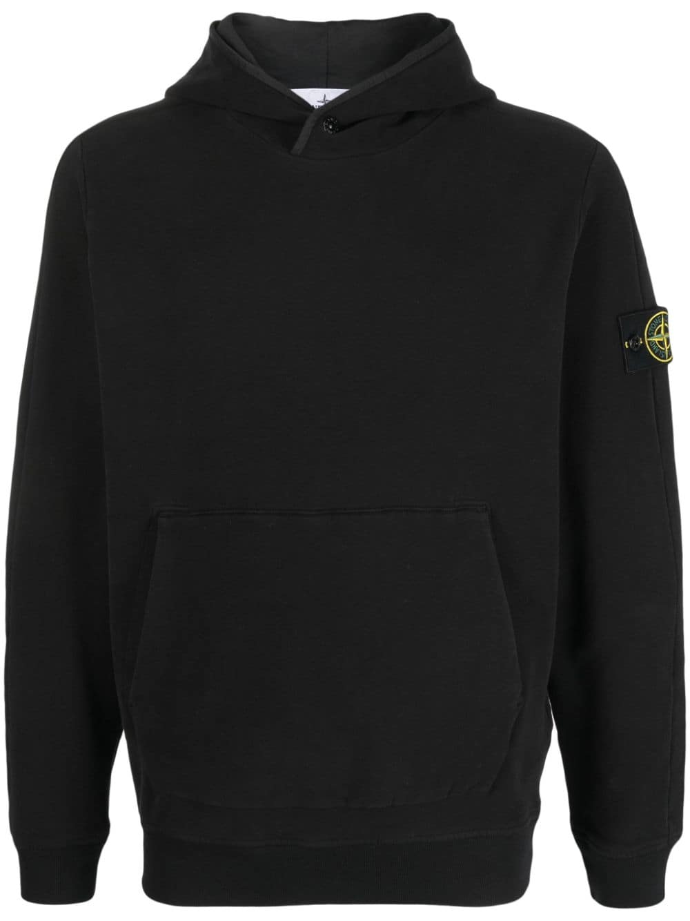 Stone Island Hoodie met Compass-logopatch - Zwart