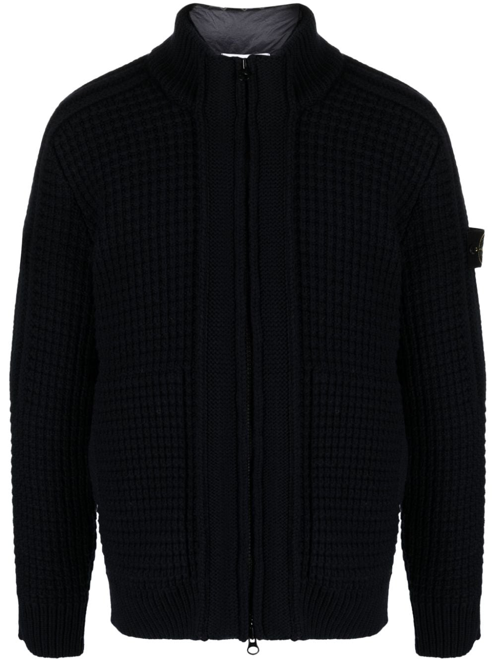 Stone Island Jack met rits - Blauw