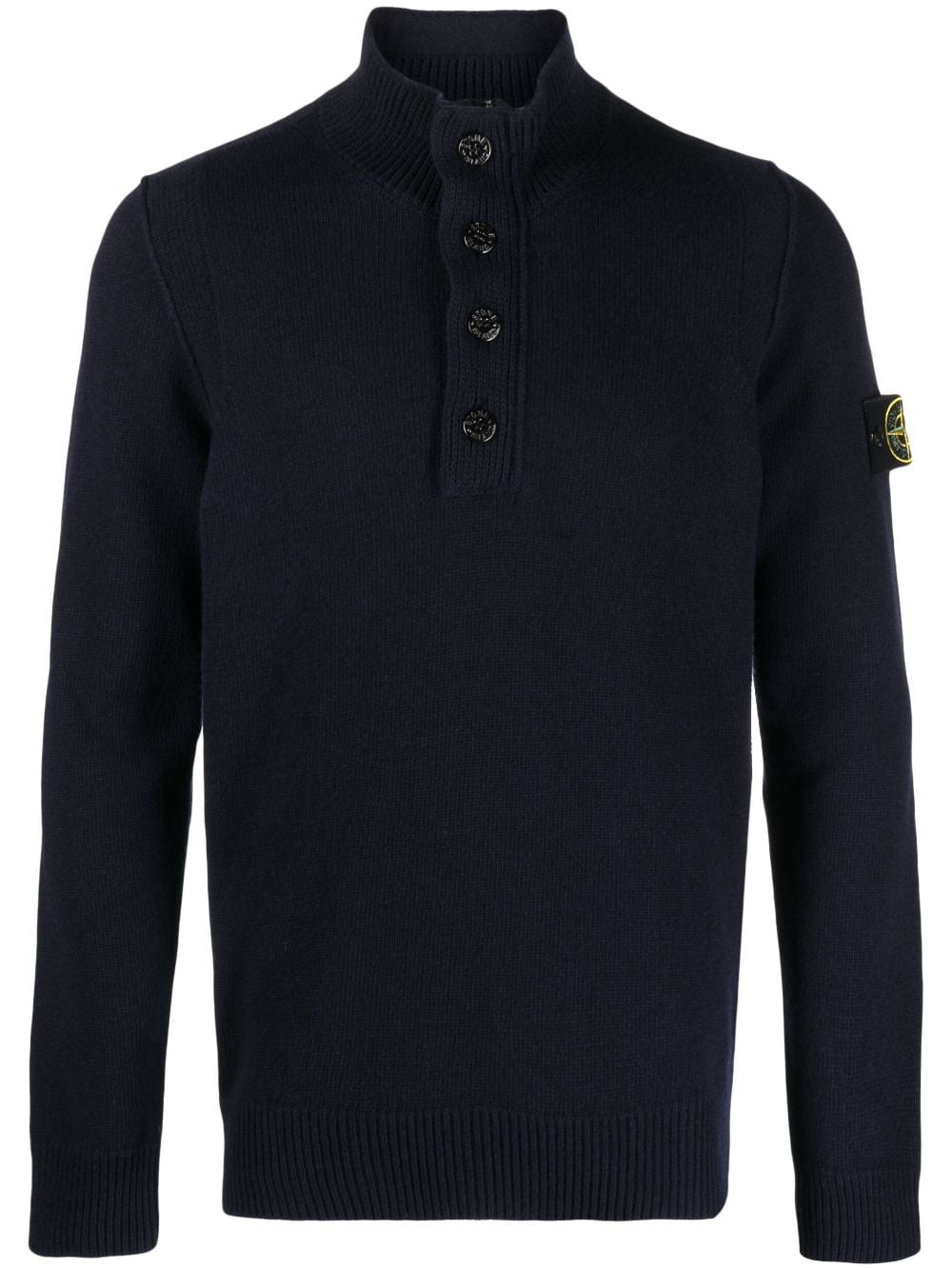 Stone Island Trui met rits - Blauw