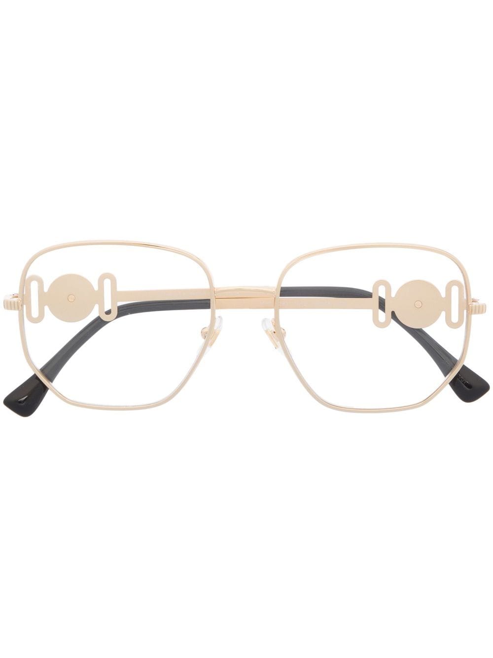 Versace Eyewear Bril met vierkant montuur - Goud