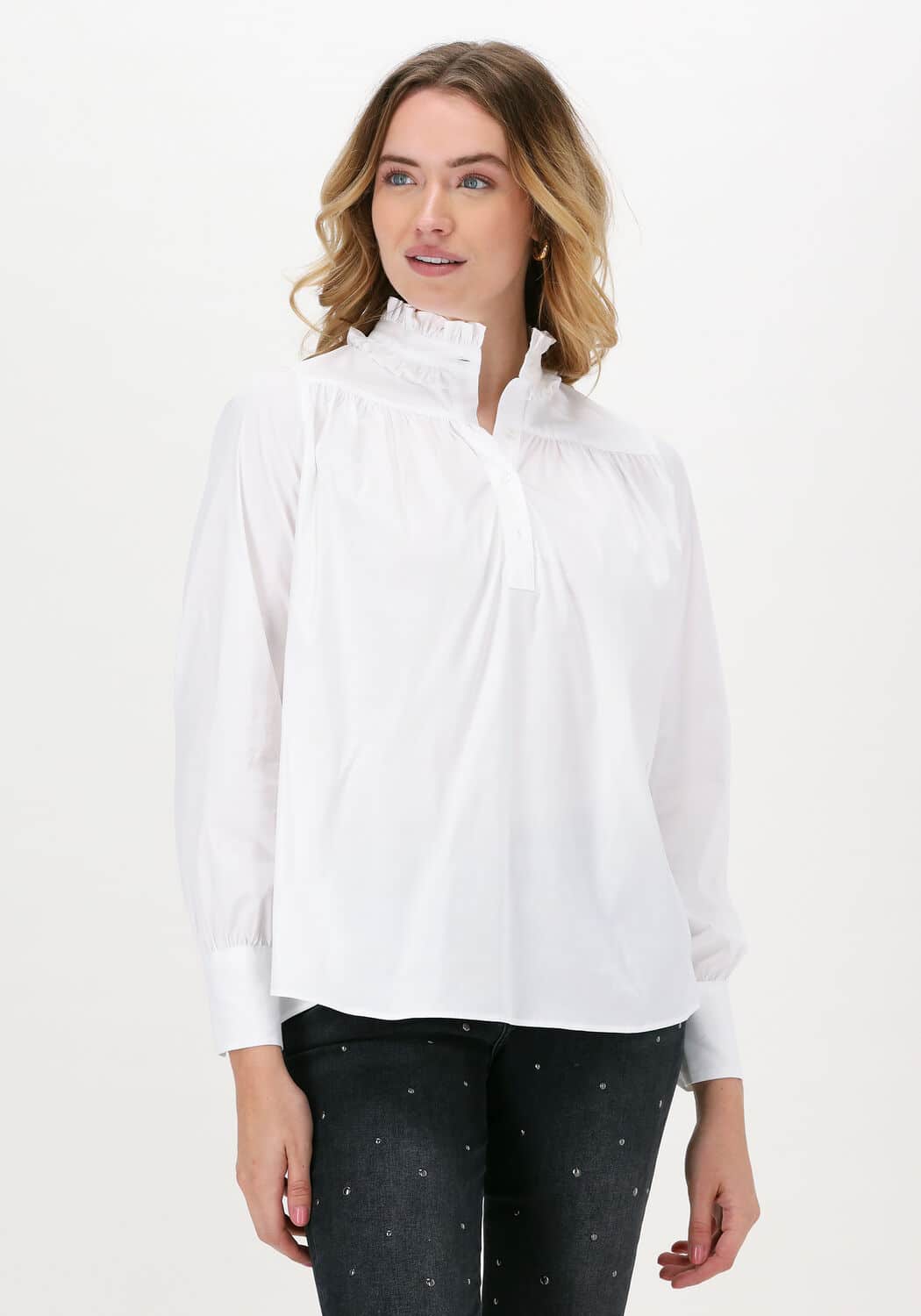 Witte Mos Mosh Blouse Hattie Ls-blouse