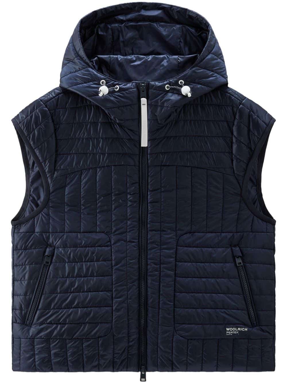 Woolrich Bodywarmer met capuchon - Blauw