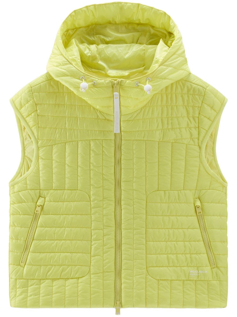 Woolrich Bodywarmer met capuchon - Geel