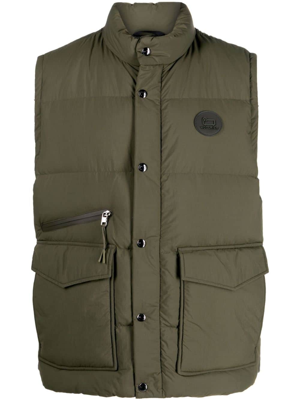 Woolrich Bodywarmer met hoge hals - Groen