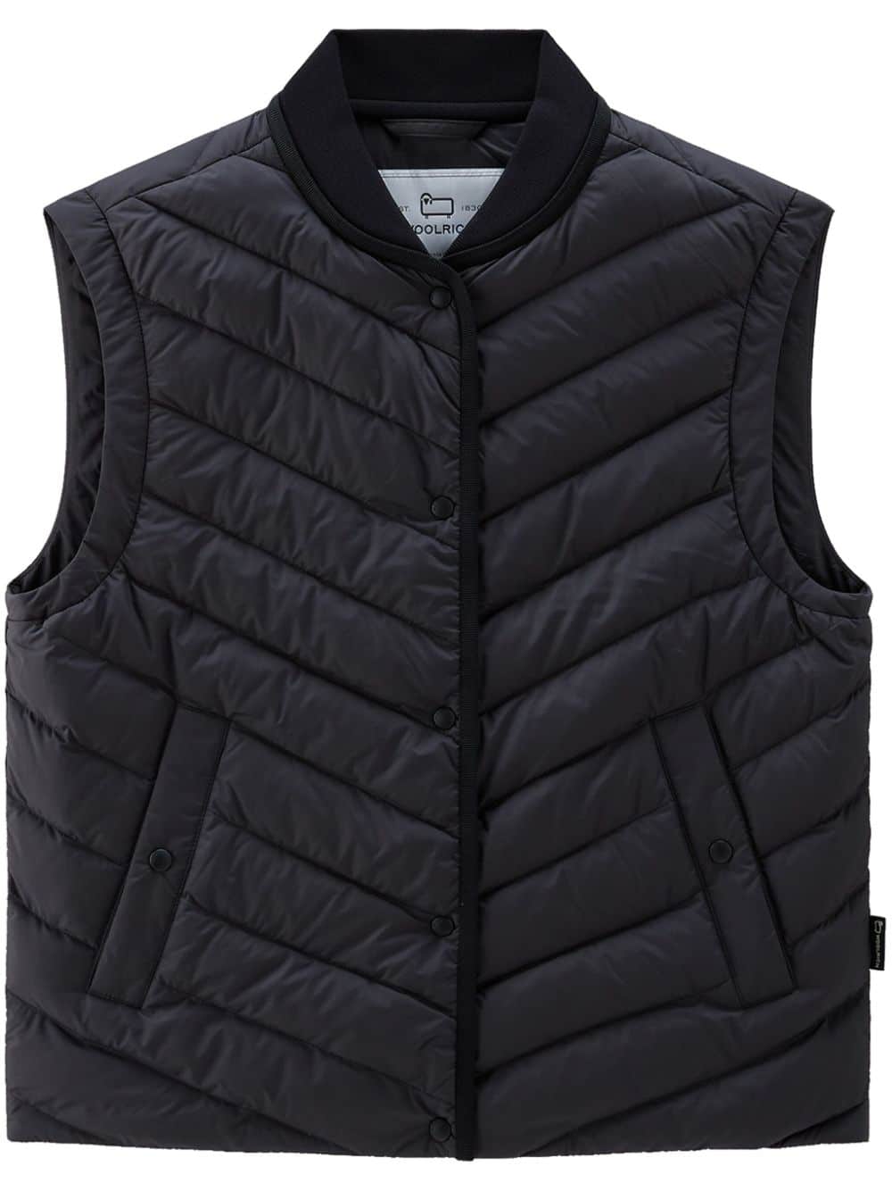 Woolrich Gewatteerde bodywarmer - Zwart