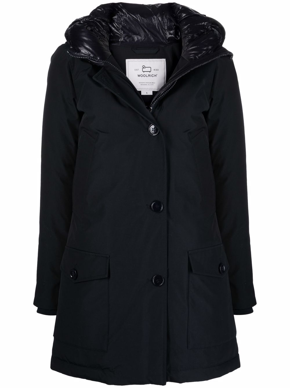 Woolrich Jas met capuchon - Blauw