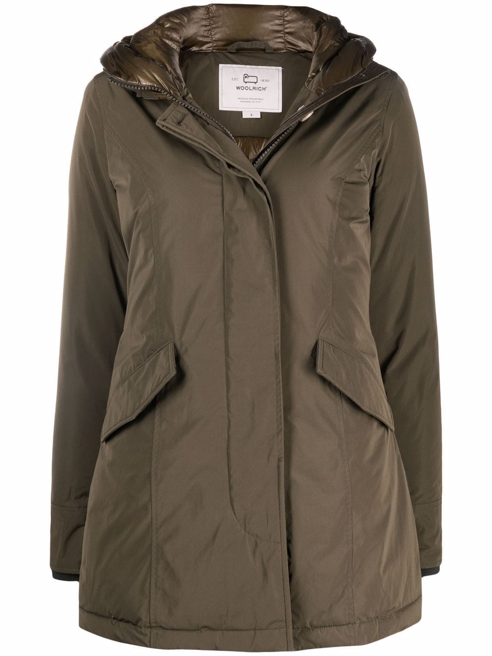 Woolrich Jas met capuchon - Groen