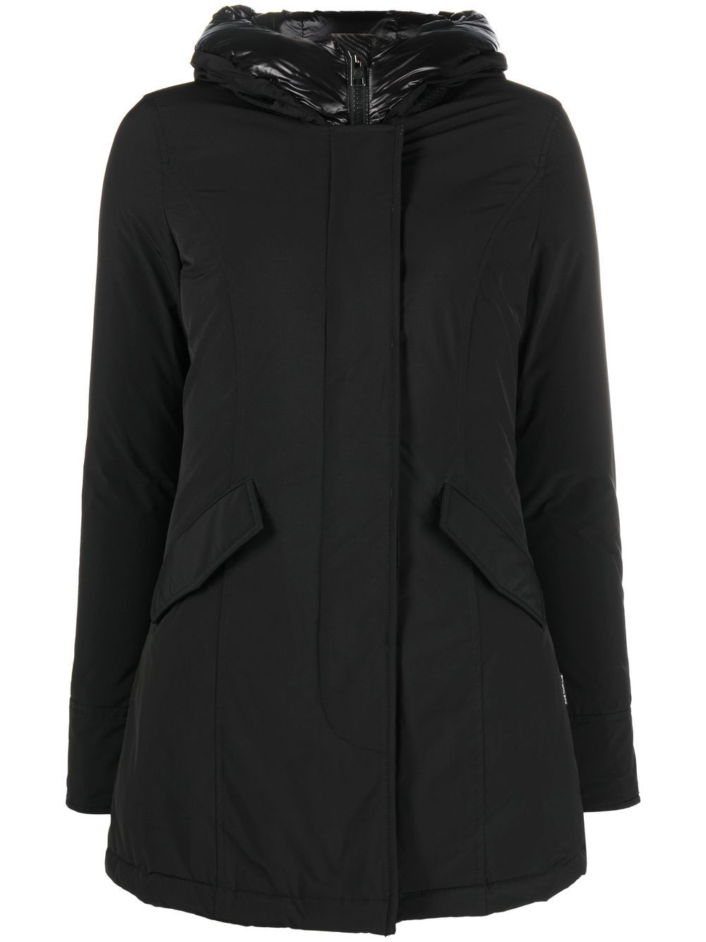 Woolrich Jas met capuchon - Zwart