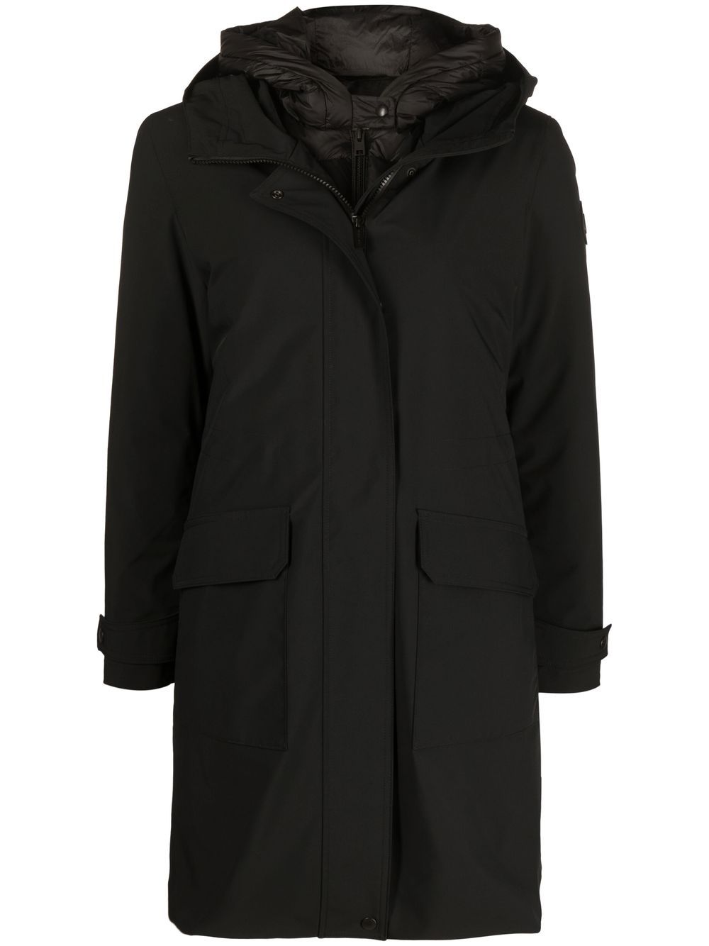 Woolrich Jas met capuchon - Zwart