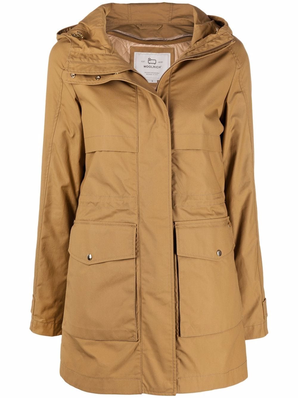 Woolrich Jas met ritssluiting - Bruin