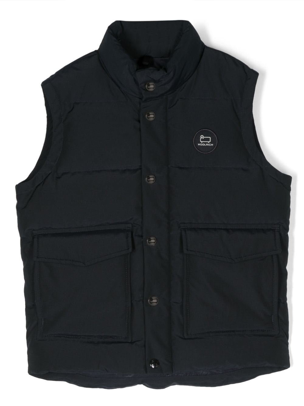 Woolrich Kids Bodywarmer met logo - Blauw