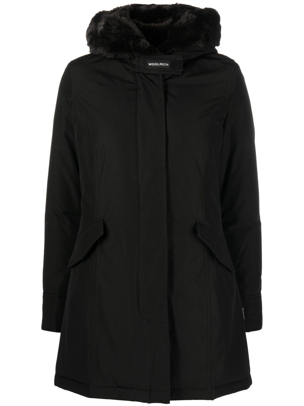 Woolrich Parka met capuchon - Zwart