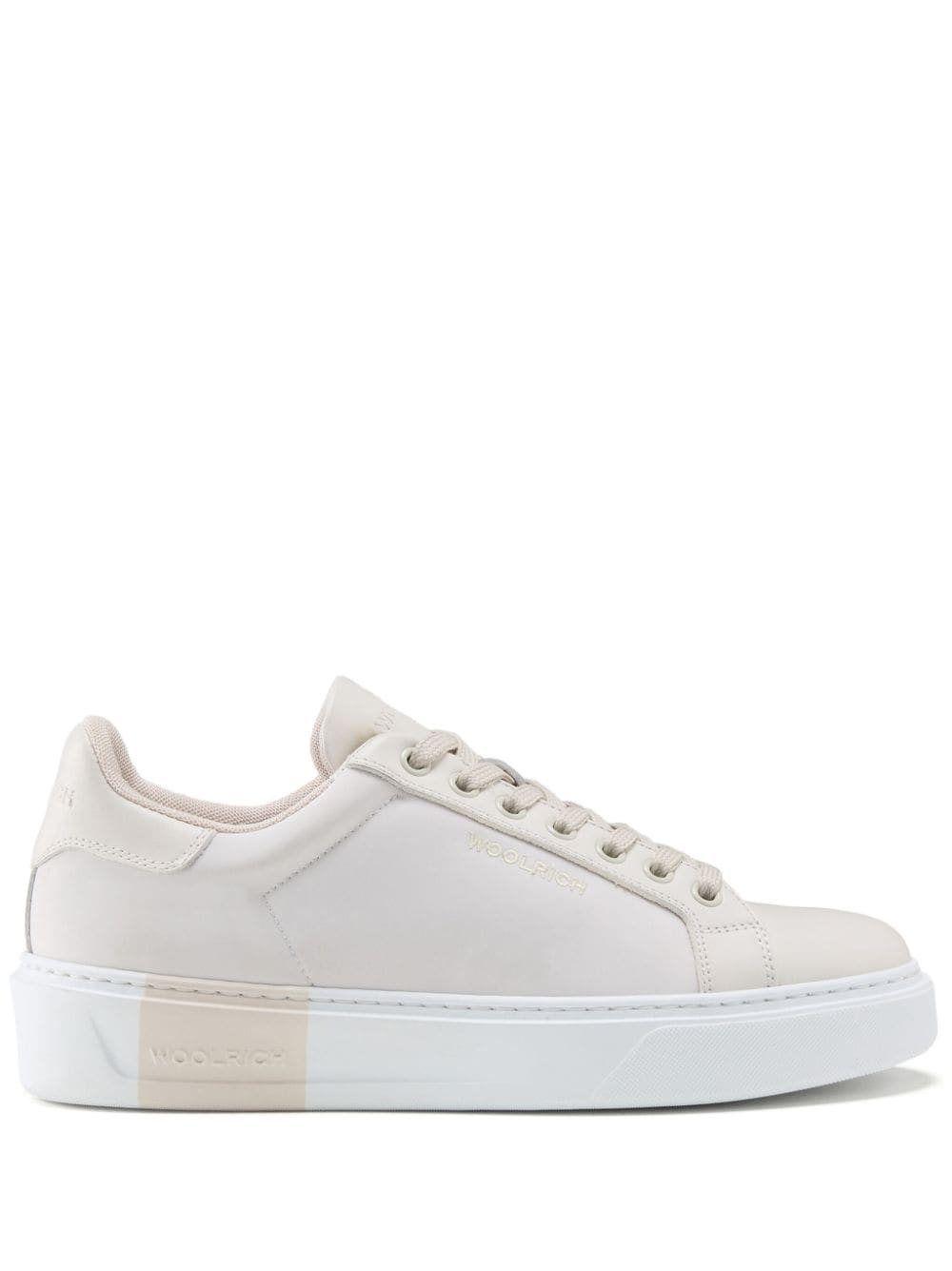 Woolrich Sneakers met geborduurd logo - Beige