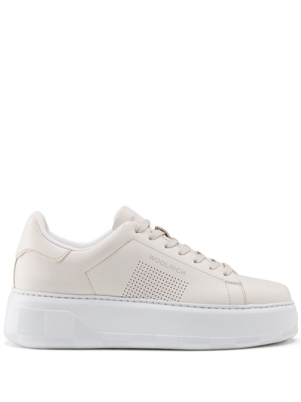 Woolrich Sneakers met logoprint - Beige