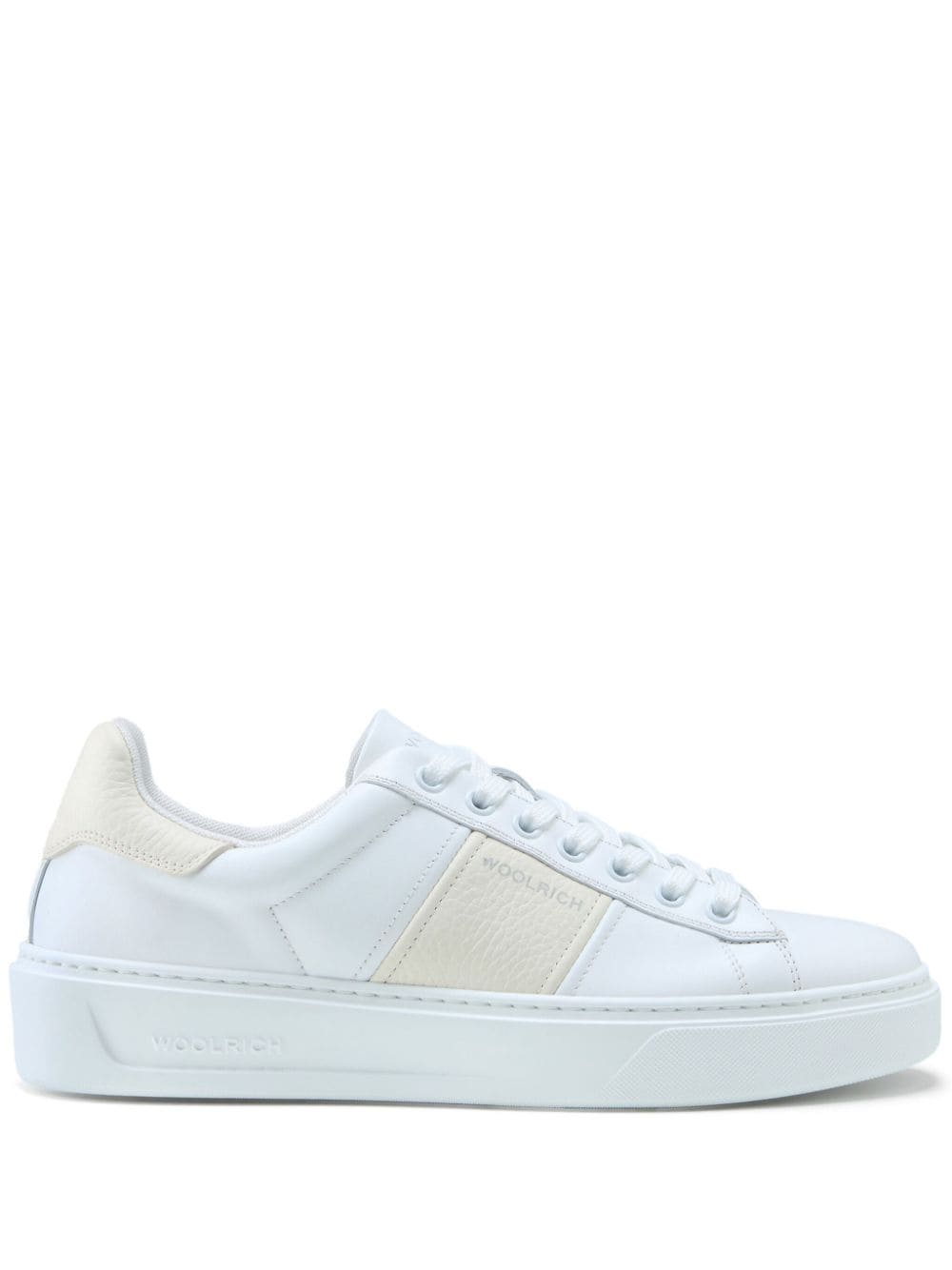 Woolrich Sneakers met logoprint - Wit