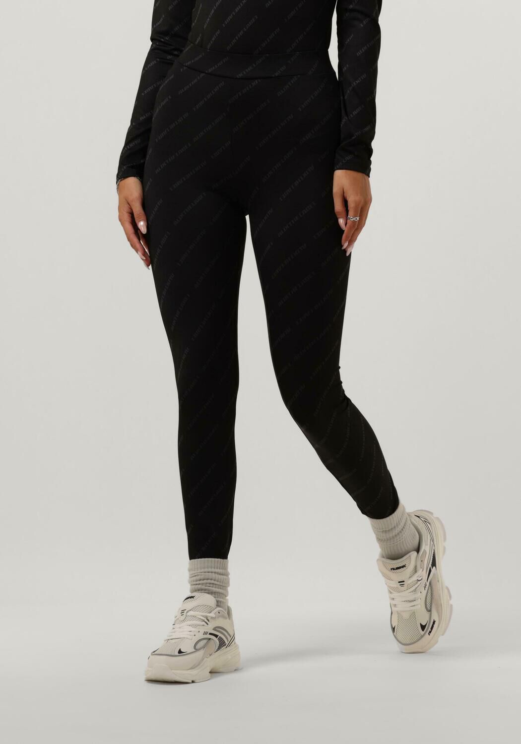 Zwarte Alix the Label Legging Stripe Legging