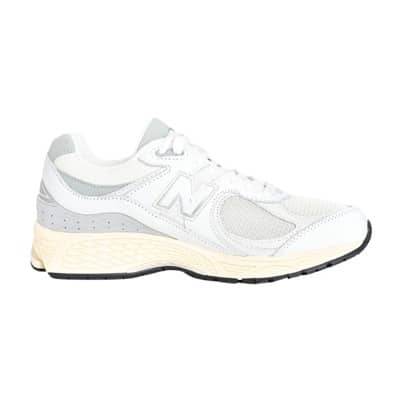 2002R Wit Grijs Sneakers Vetersluiting New Balance , Multicolor , Heren