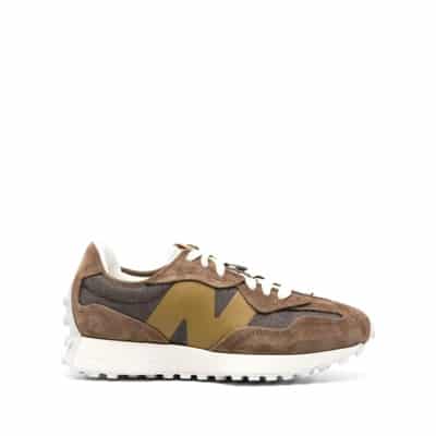 327 Suède en Mesh Sneakers New Balance , Brown , Heren