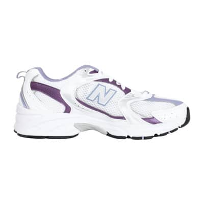 530 Sneakers Wit Paars Grijs New Balance , Multicolor , Heren