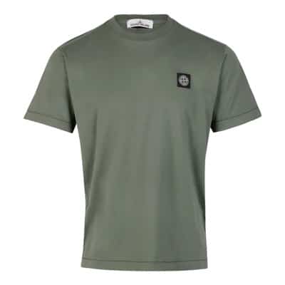 8015 24113 Shirts & Polo's Stone Island , Green , Heren