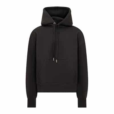 AMI Hoodie Ami Paris , Black , Heren