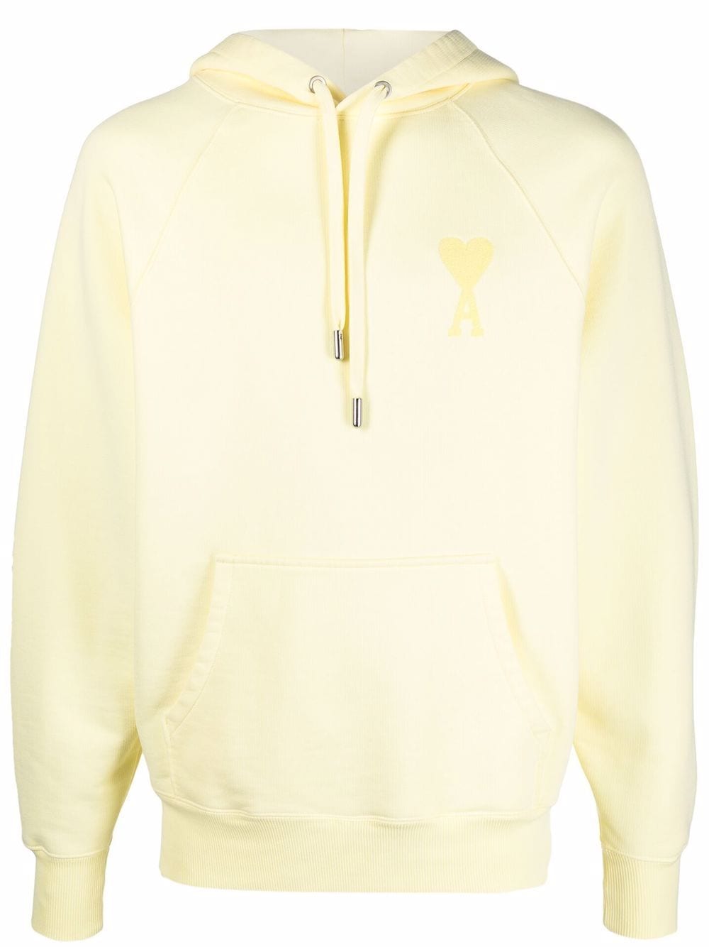 AMI Paris Hoodie met logo - Geel