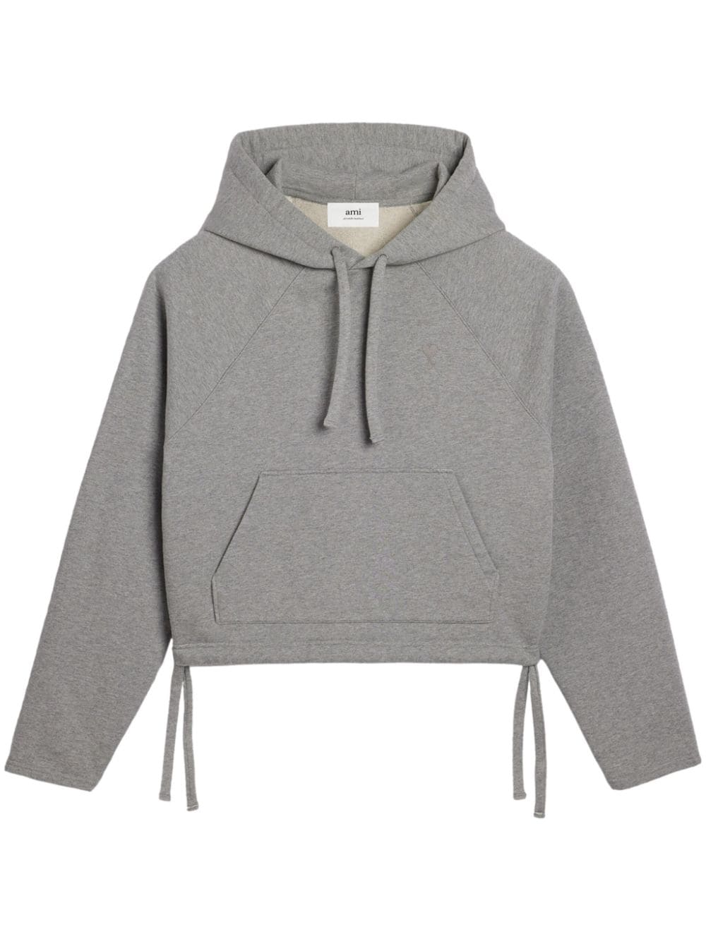 AMI Paris Hoodie met logo - Grijs