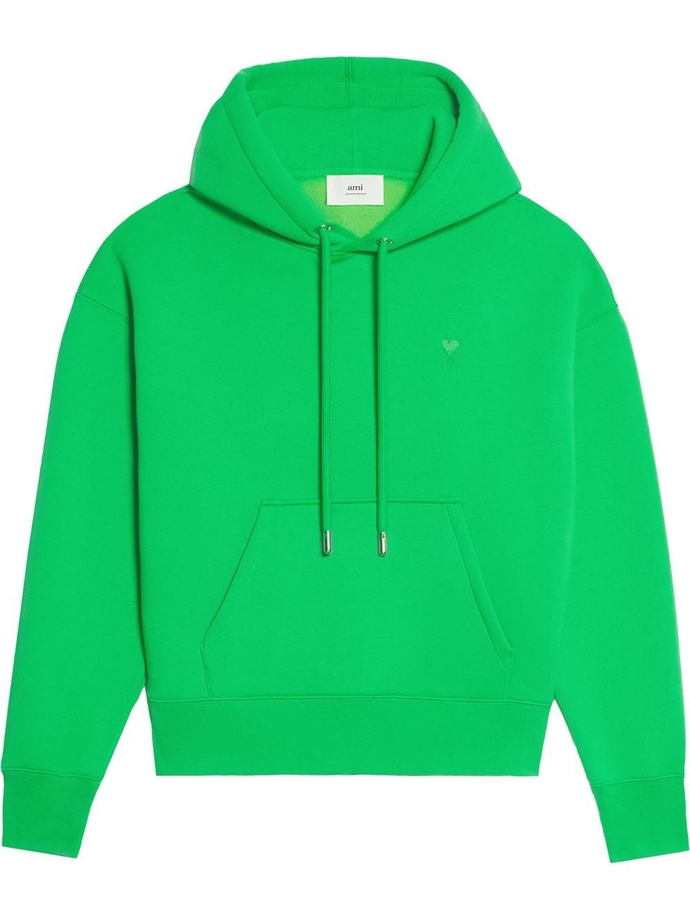 AMI Paris Hoodie met logo - Groen