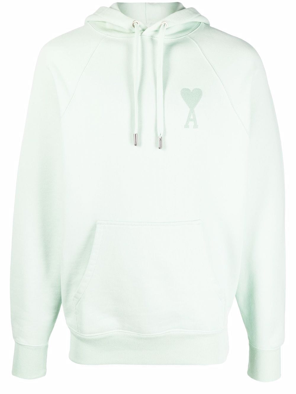 AMI Paris Hoodie met logo - Groen