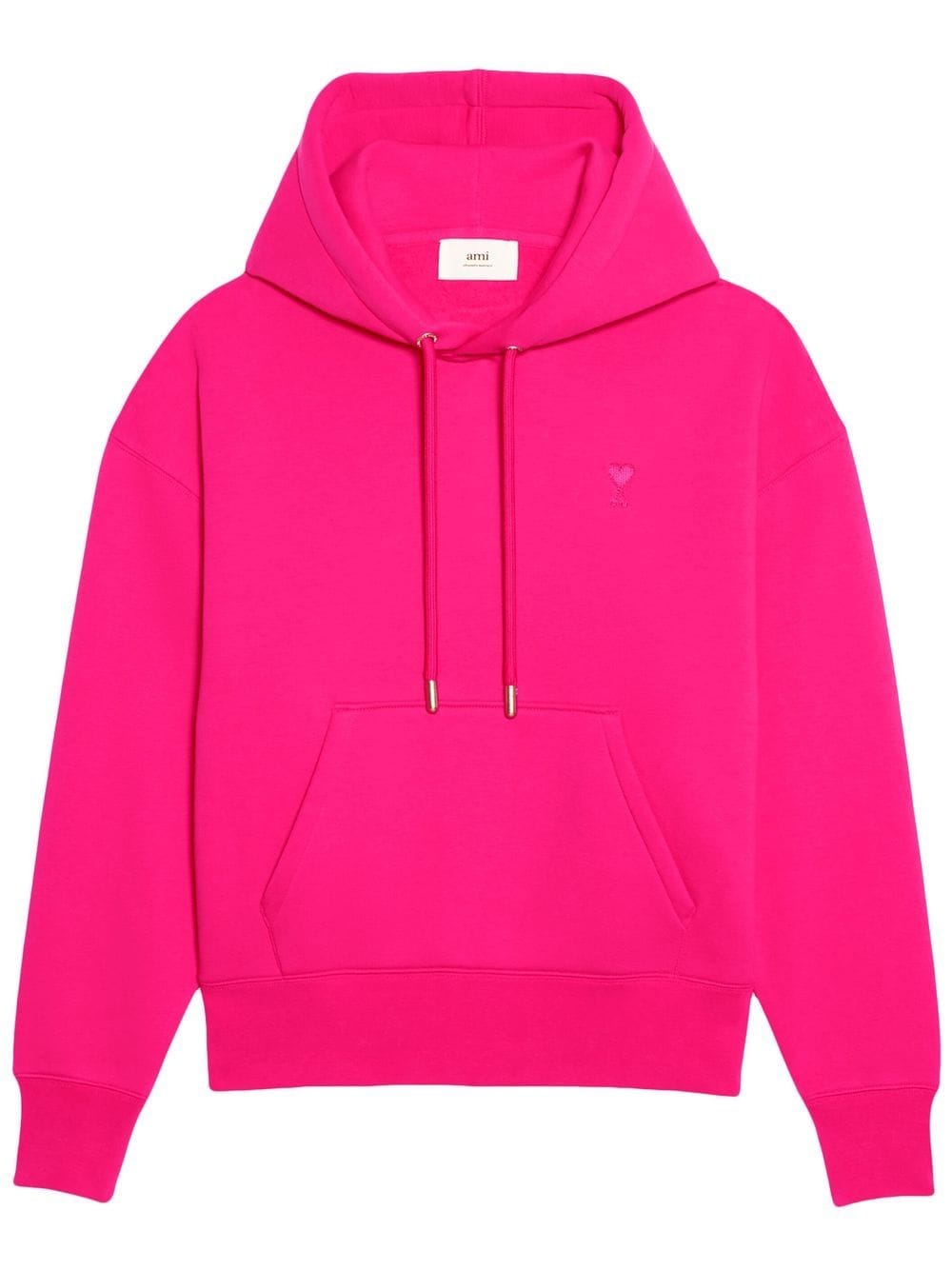 AMI Paris Hoodie met logo - Roze