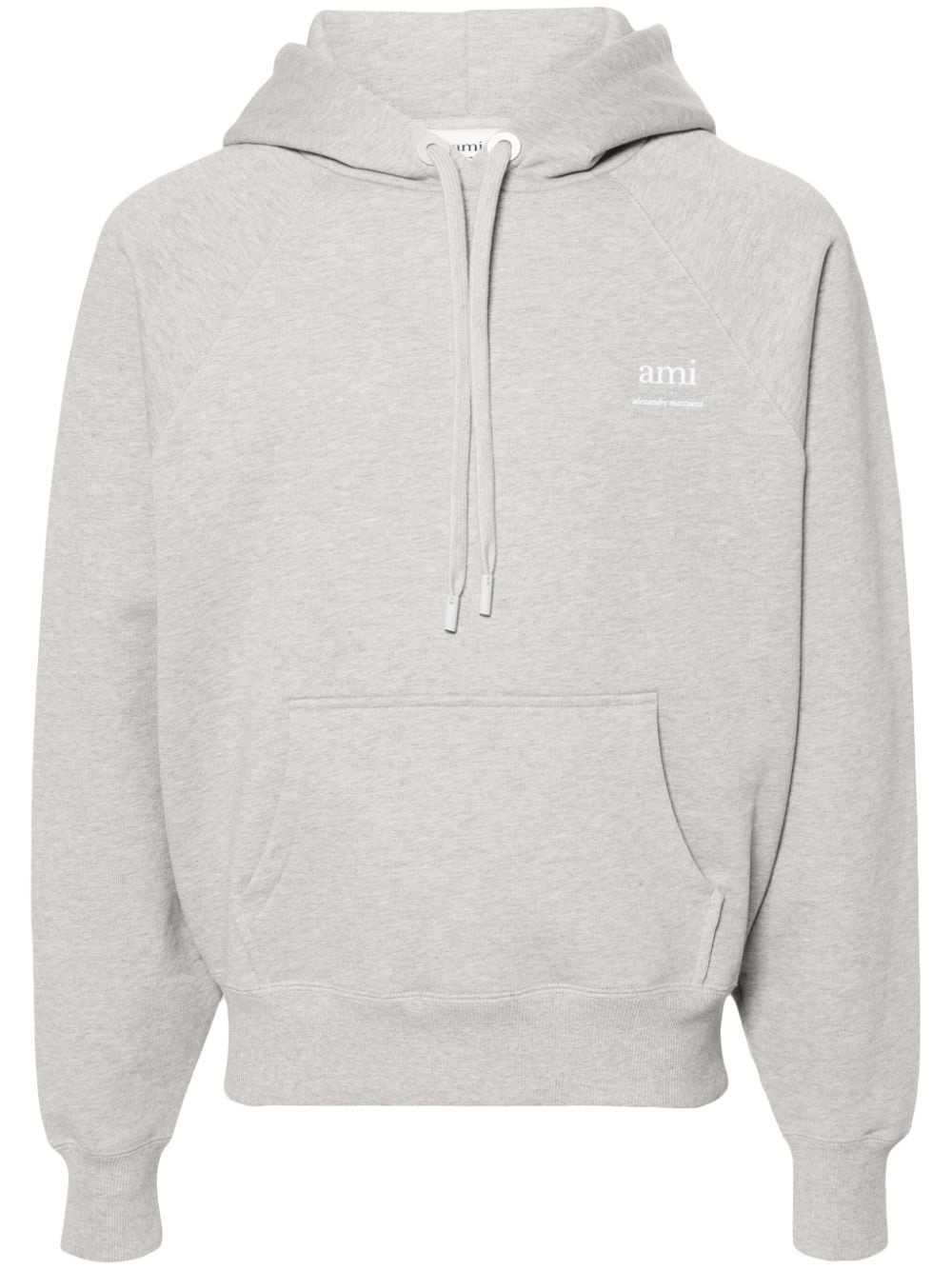 AMI Paris Hoodie met logoprint - Grijs