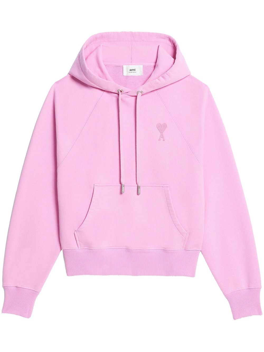 AMI Paris Hoodie met monogram - Roze