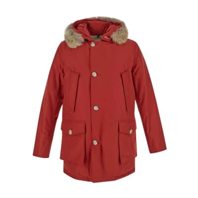 Afneembare Bont Parka Jas Woolrich , Red , Heren