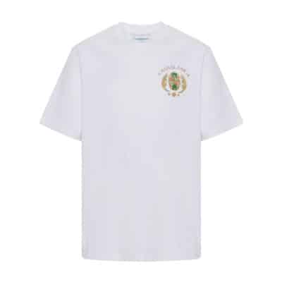 Afrikaanse Juwelen Tennis Club T-Shirt Casablanca , White , Heren