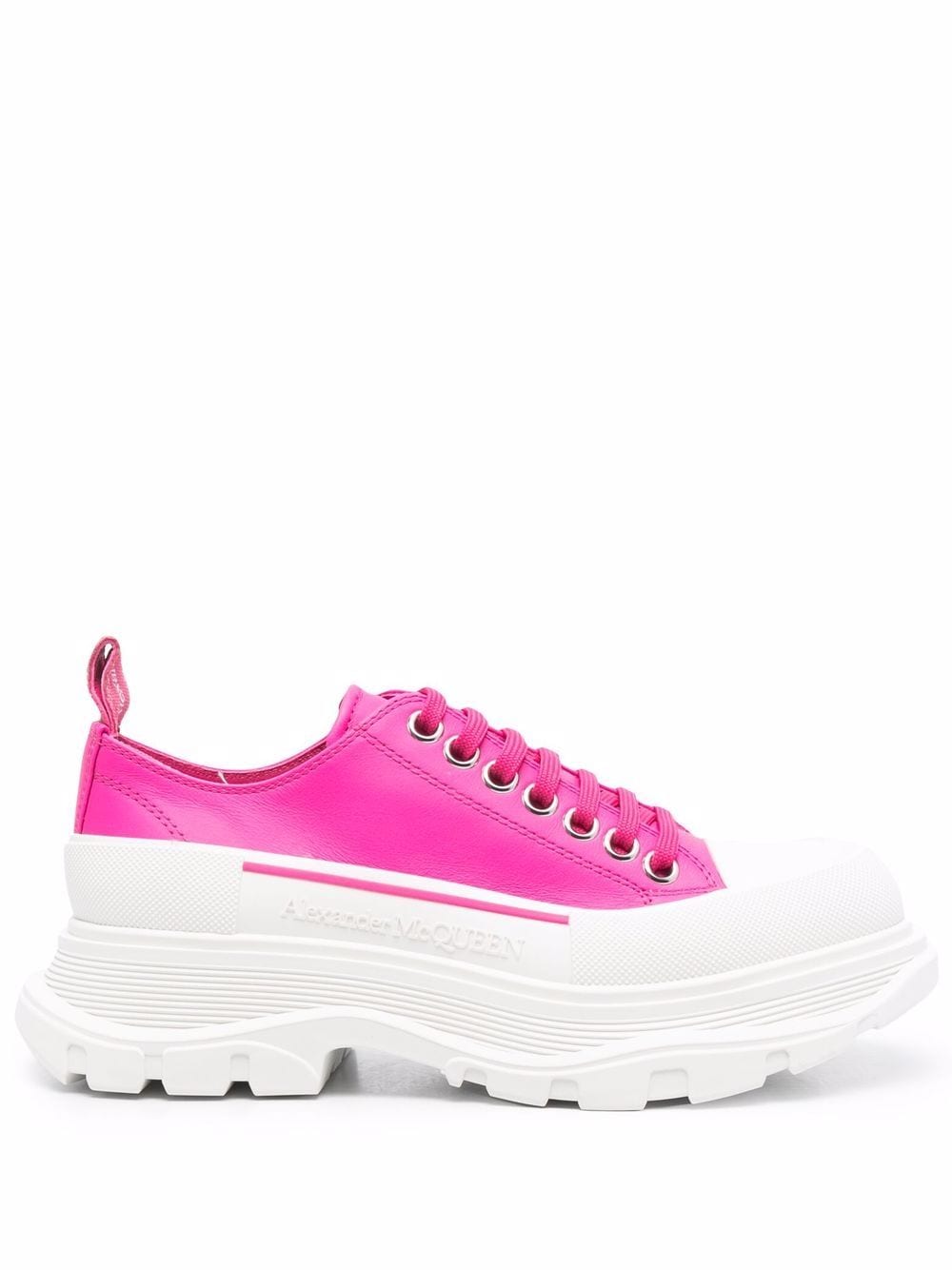 Alexander McQueen Sneakers met chunky zool - Roze