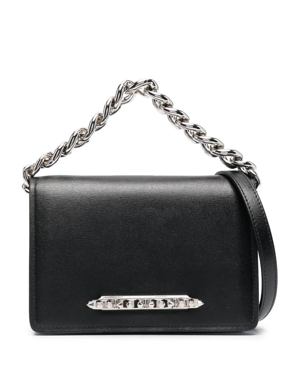 Alexander McQueen Tas met ketting - Zwart