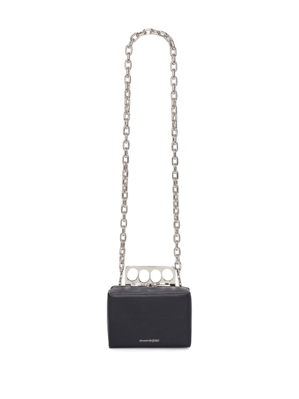 Alexander McQueen Tas met logo - Zwart