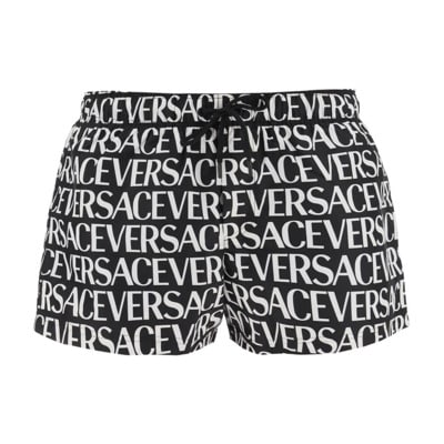 Allover Print Zwembroek Versace , Multicolor , Heren