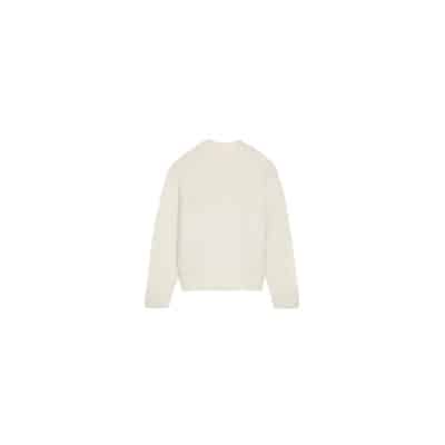 Alpaca Gebreide Trui Jacquemus , White , Heren