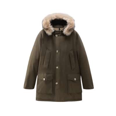 Arctic Parka met bontinzet Woolrich , Green , Heren