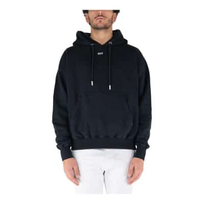 Arrow Emb Skate Hoodie Off White , Black , Heren