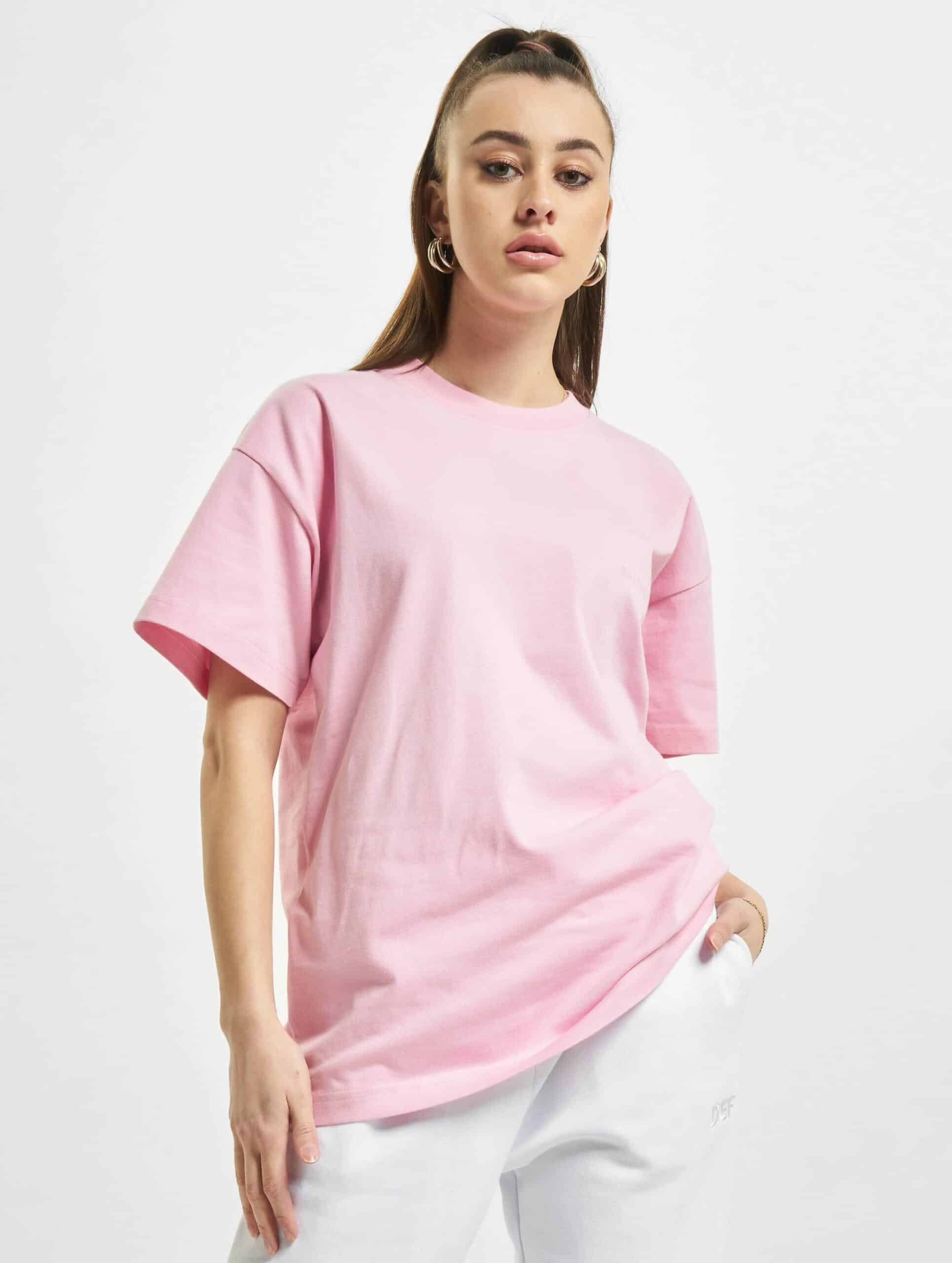 Balenciaga Back Logo T-Shirt Vrouwen op kleur roze, Maat S