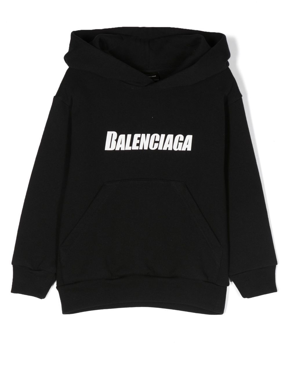 Balenciaga Kids Hoodie met logo - Zwart