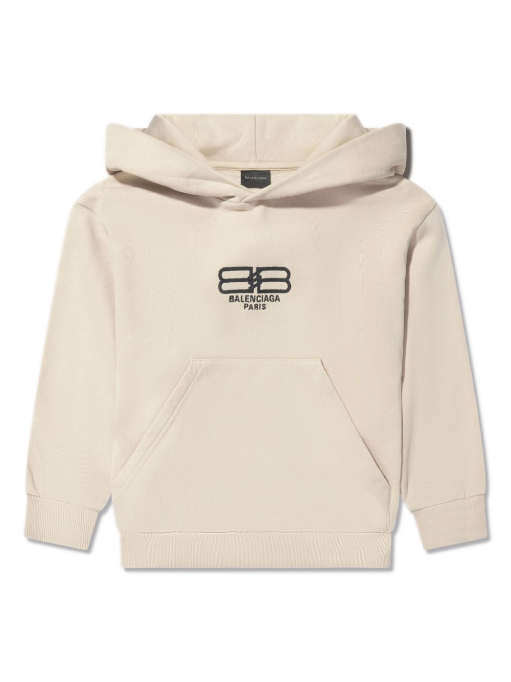 Balenciaga Kids Hoodie met logoprint - Beige