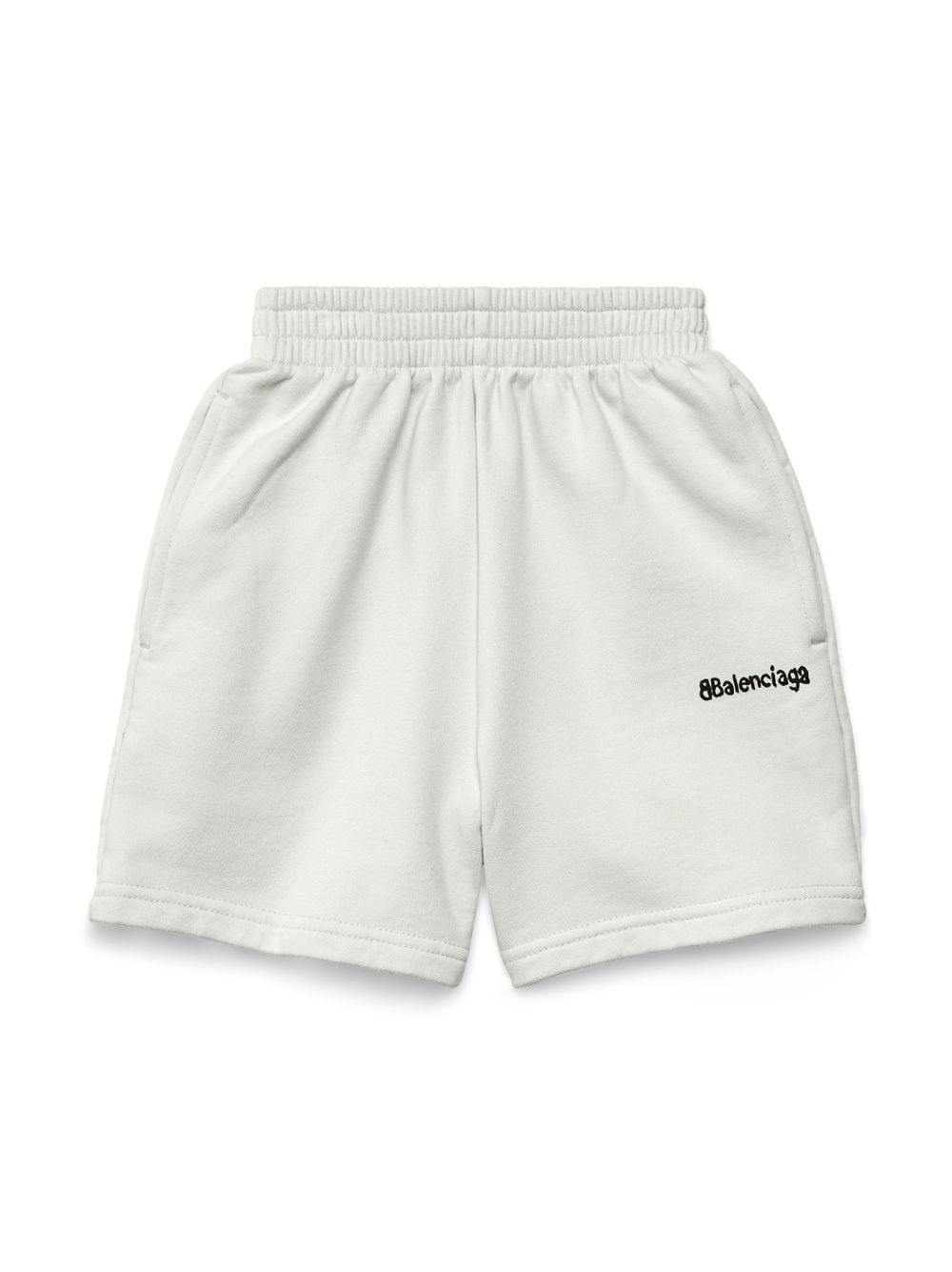 Balenciaga Kids Shorts met logoprint - Beige