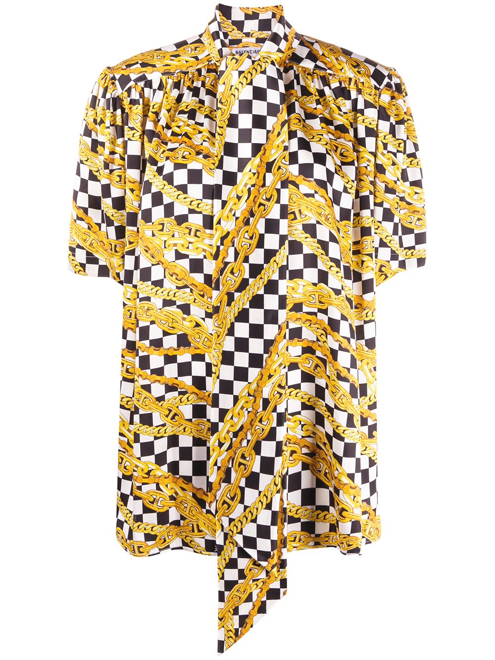 Balenciaga Shirt met print - Zwart