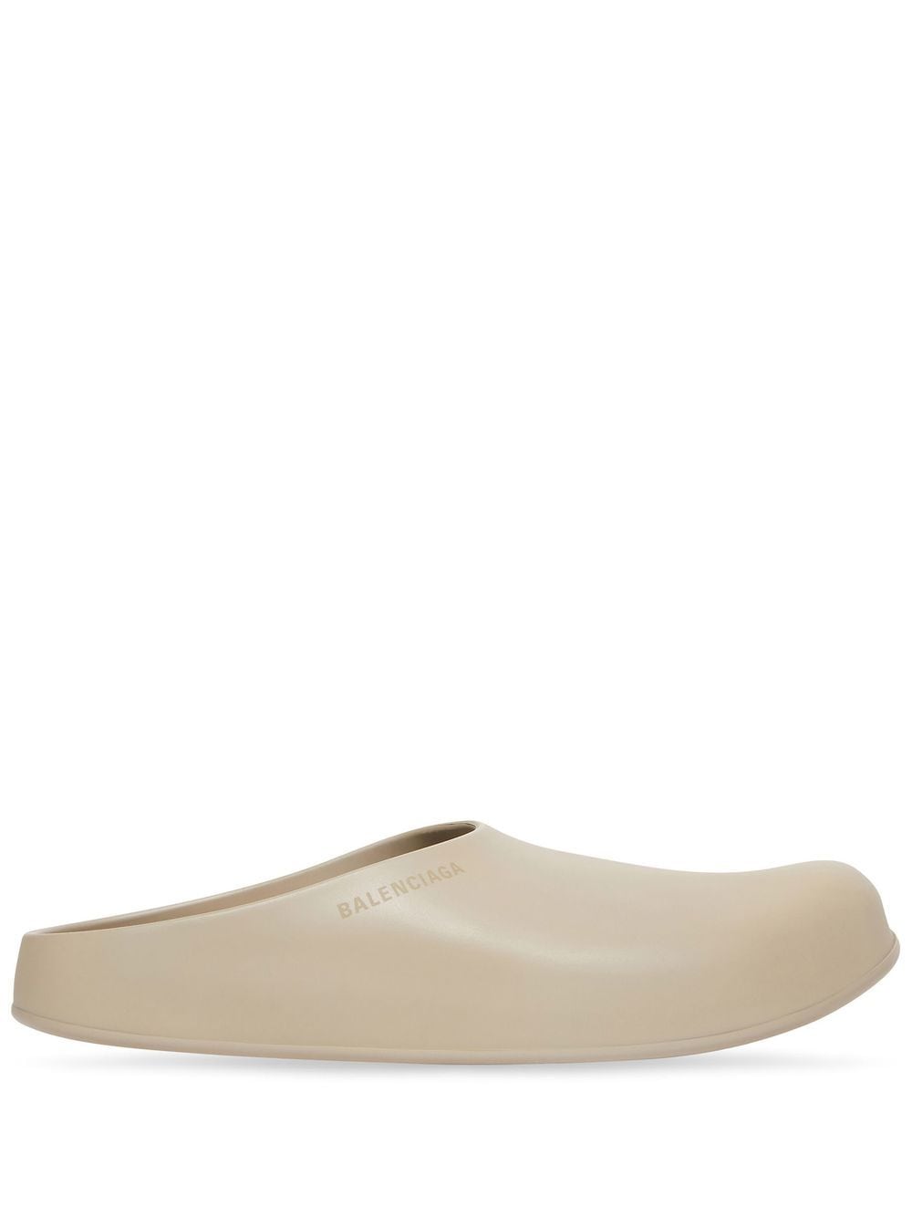 Balenciaga Slippers met logoprint - Beige