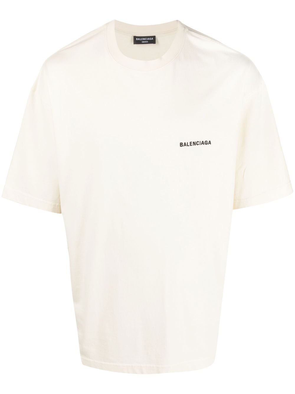 Balenciaga T-shirt met logoprint - Beige